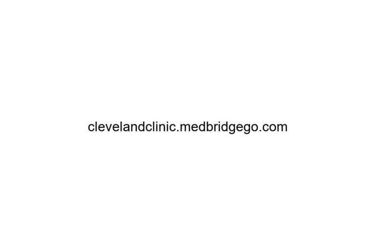 clevelandclinic medbridgego com