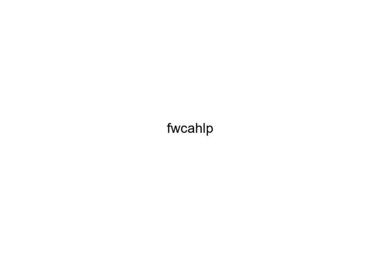 fwcahlp