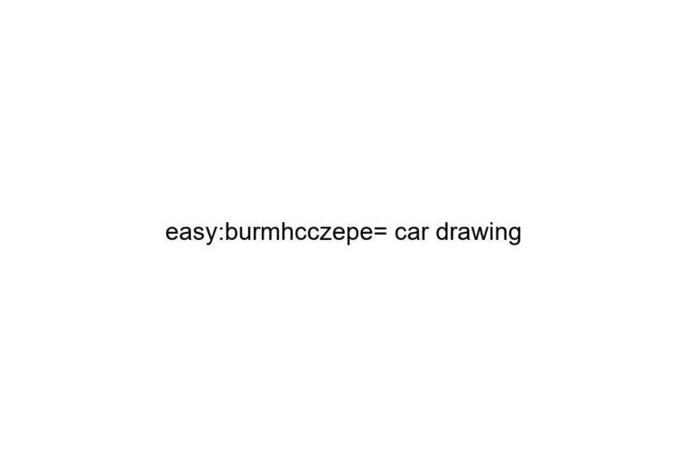 easy burmhcczepe car drawing