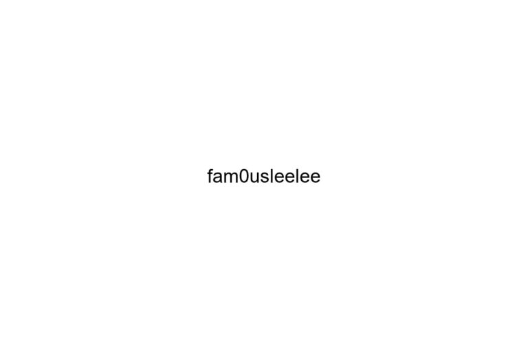 fam0usleelee