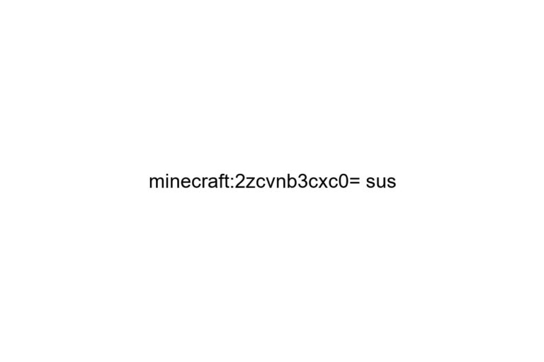 minecraft 2zcvnb3cxc0 sus