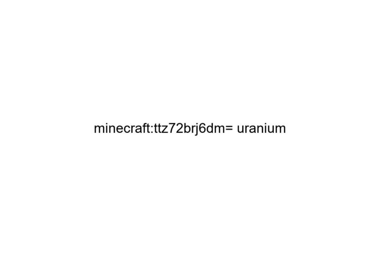 minecraft ttz72brj6dm uranium