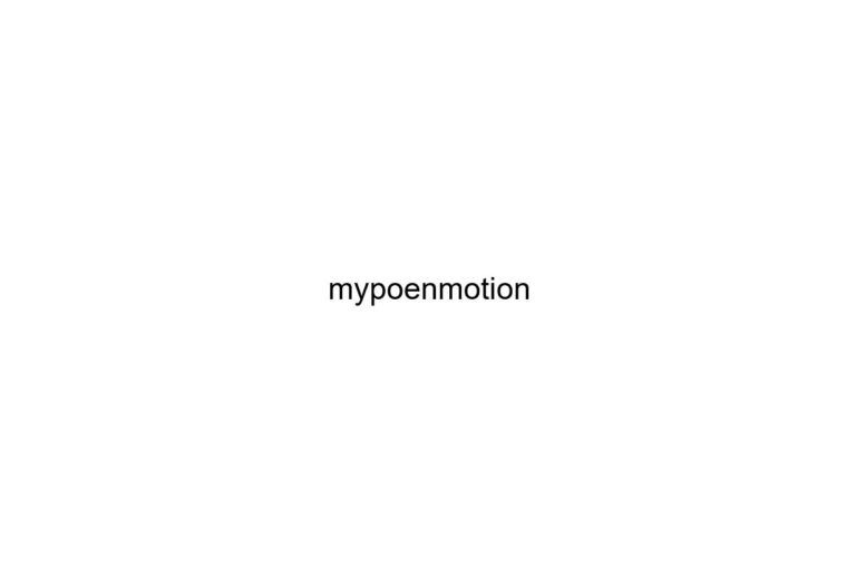 mypoenmotion