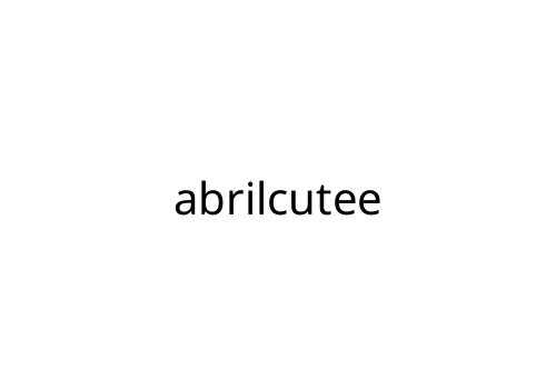abrilcutee
