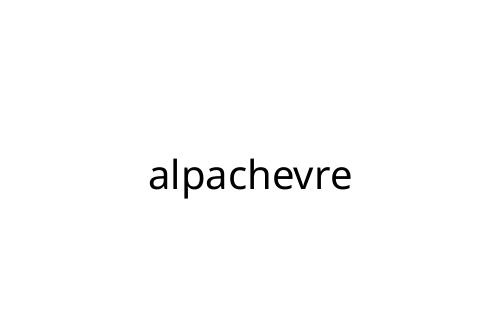 alpachevre