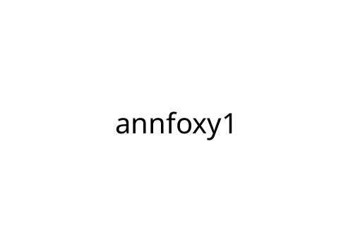 annfoxy1
