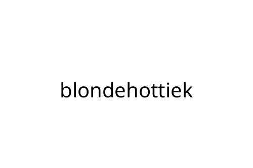blondehottiek