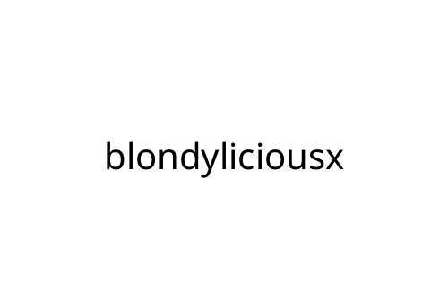 blondyliciousx