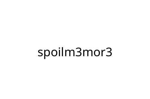 spoilm3mor3