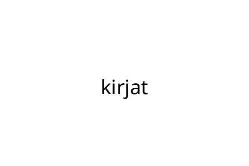 kirjat