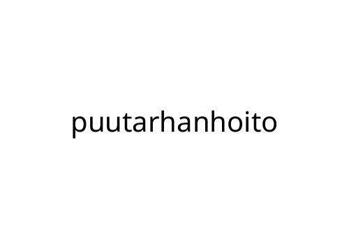 puutarhanhoito