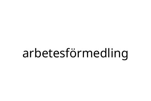 arbetesf_rmedling