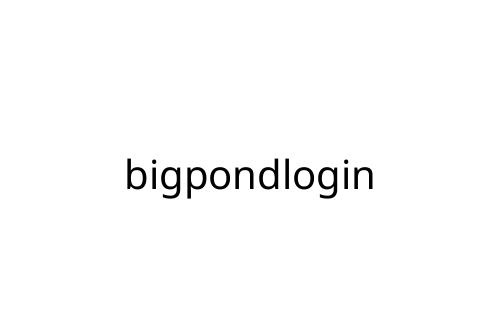 bigpondlogin