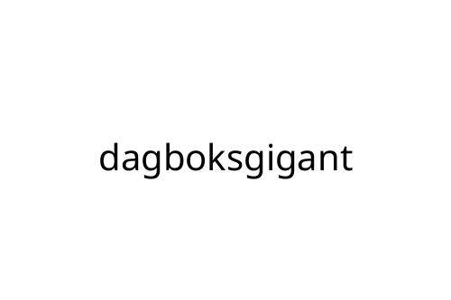 dagboksgigant
