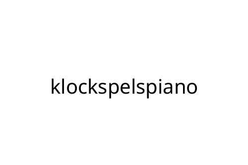 klockspelspiano