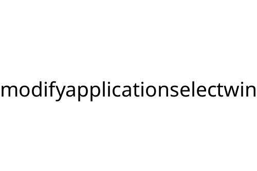 modifyapplicationselectwin