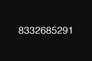 8332685291