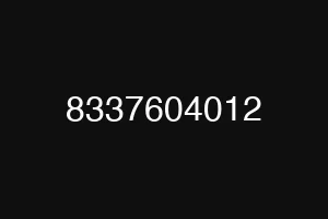 8337604012