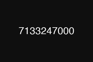7133247000